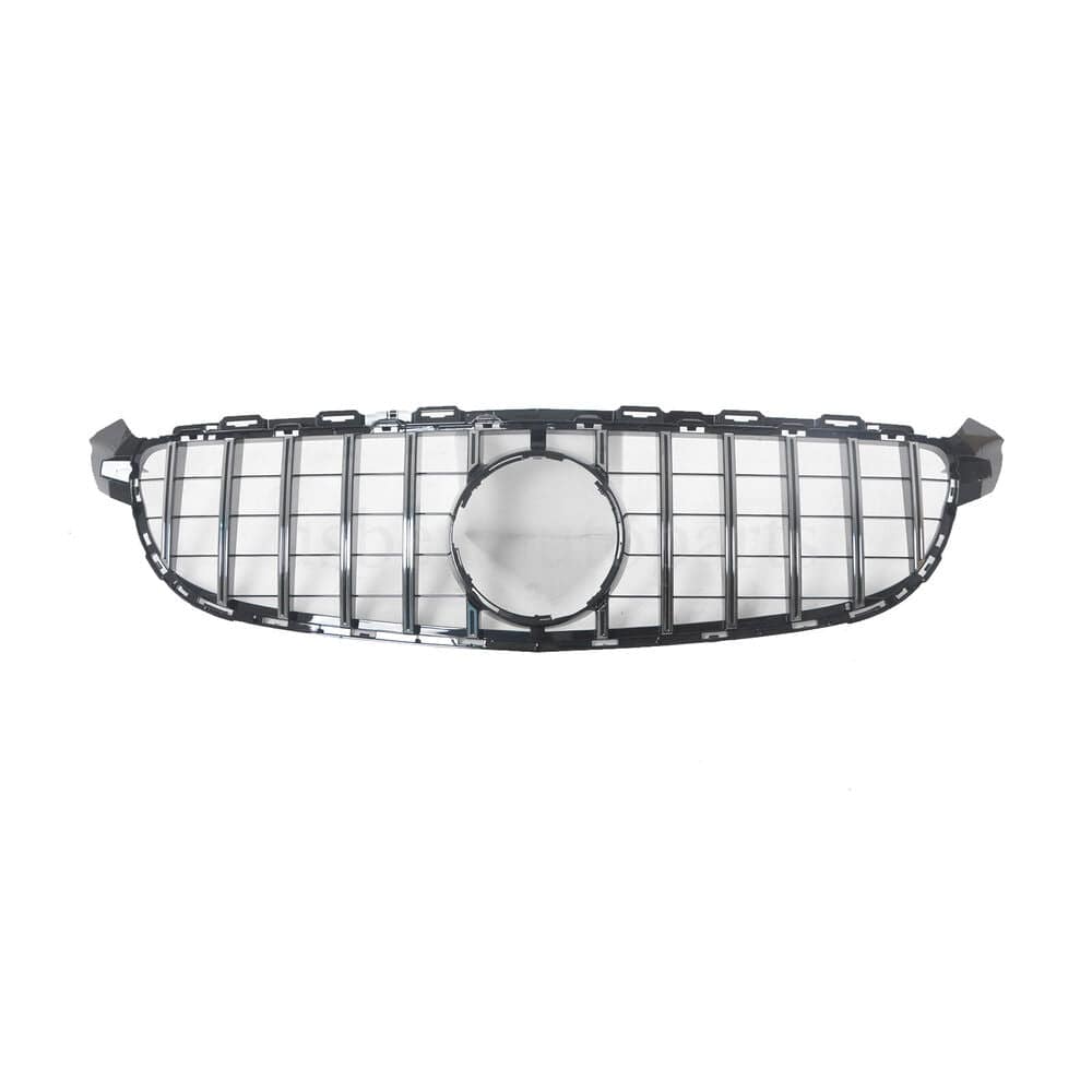 Forged LA VehiclePartsAndAccessories GT R AMG Style Front Grille for Mercedes W205 C63 C63S 2015-18 Chrome W/o Camera