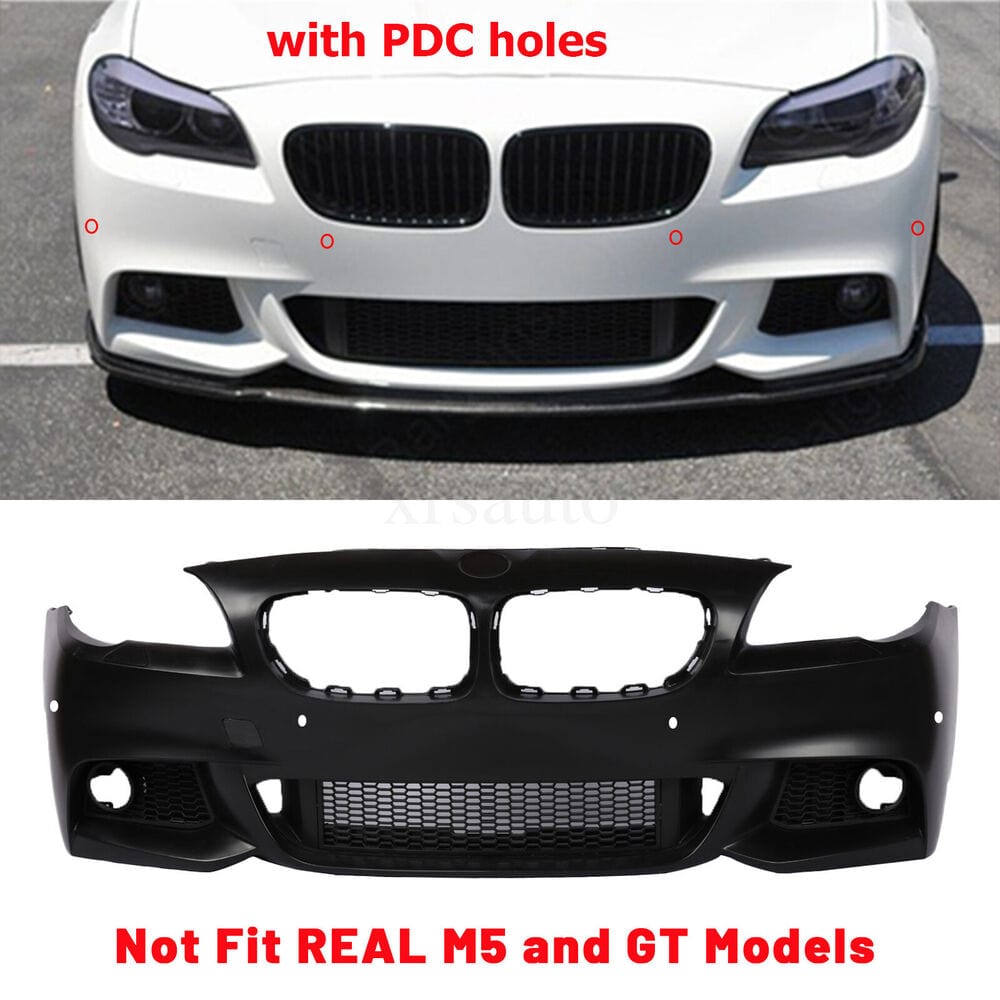 BMW VehiclePartsAndAccessories M Tech Style Front Bumper W/ PDC For BMW 5 Series F10 PRE-LCI 2011-2017