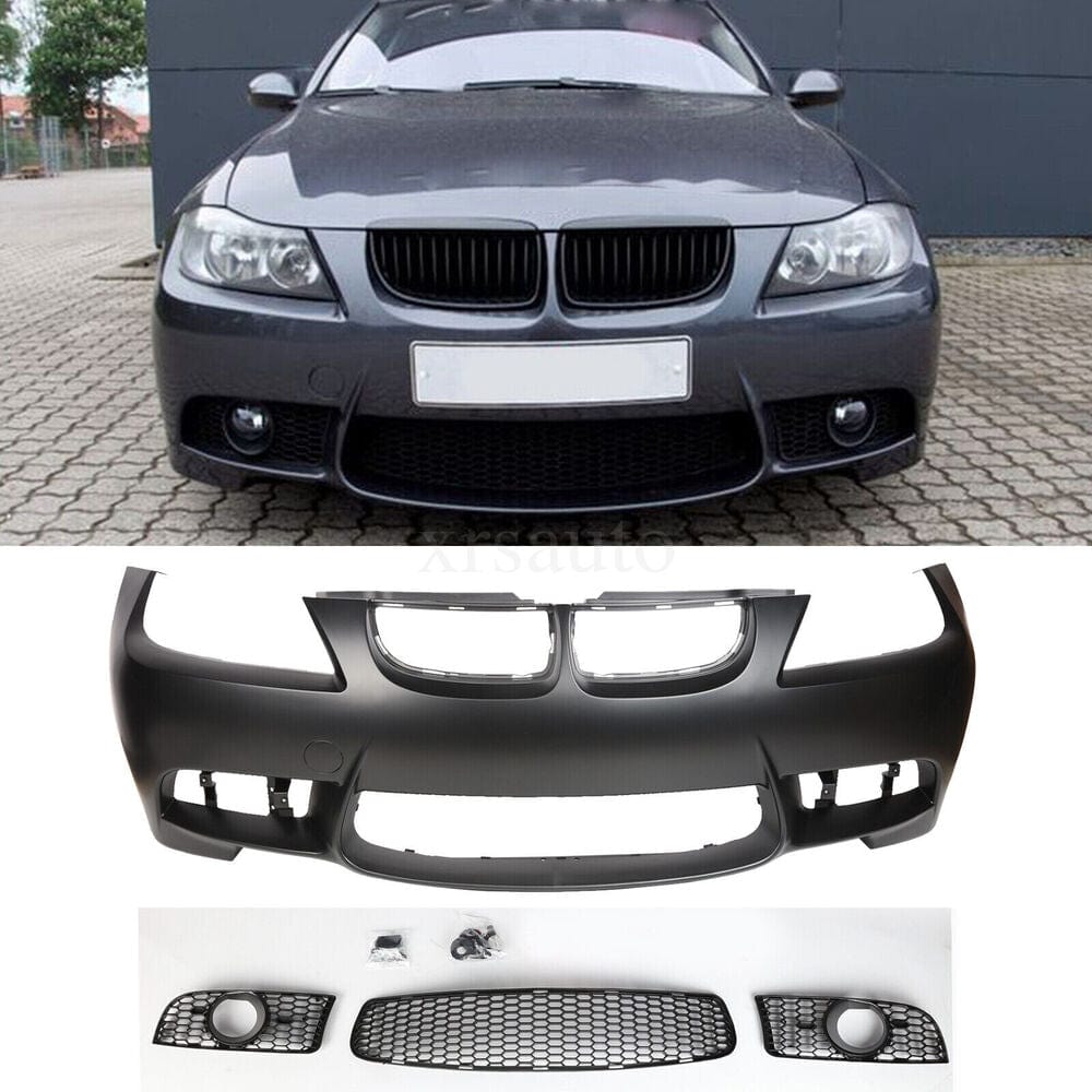 Daves Auto Accessories VehiclePartsAndAccessories M3 Style Front Bumper No PDC for BMW 3 Series E90 06-08 w/o Fog light