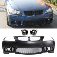 Load image into Gallery viewer, Forged LA VehiclePartsAndAccessories M3 Style Front Bumper Plastic Cover For BMW E90 330I 325I 328i Sedan BLACK 06-08