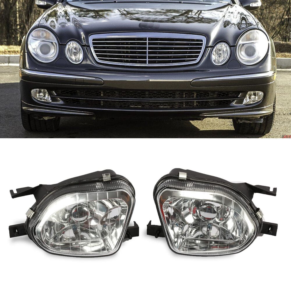 Forged LA VehiclePartsAndAccessories Pair left & right fog lights 2003 2004 2005 2006 Mercedes Benz E W211 E320 E500