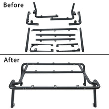 Load image into Gallery viewer, Forged LA VehiclePartsAndAccessories Powder Coated Roof Rack for 07-10 Jeep Wrangler JK Rubicon 2DR Textured Black
