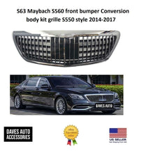 Load image into Gallery viewer, BMW VehiclePartsAndAccessories S63 Maybach S560 front bumper Conversion body kit grille S550 style 2014-2017