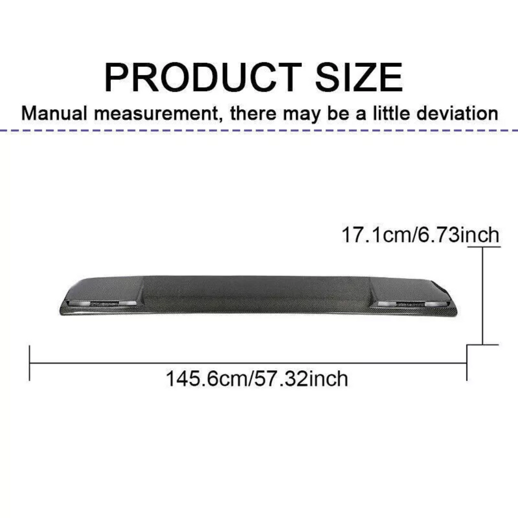 New W464 2019 Style Carbon Fiber Front Roof Spoiler For 1990-2018 G Wagon W463