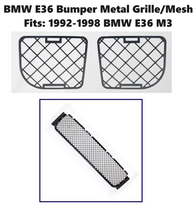 Load image into Gallery viewer, Daves Auto Accessories 1992-98 BMW E36 M3 LOWER CENTER REPLACEMENT FRONT BUMPER MESH GRILLE COVER GRILL