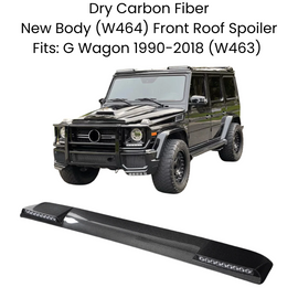 New W464 2019 Style Carbon Fiber Front Roof Spoiler For 1990-2018 G Wagon W463