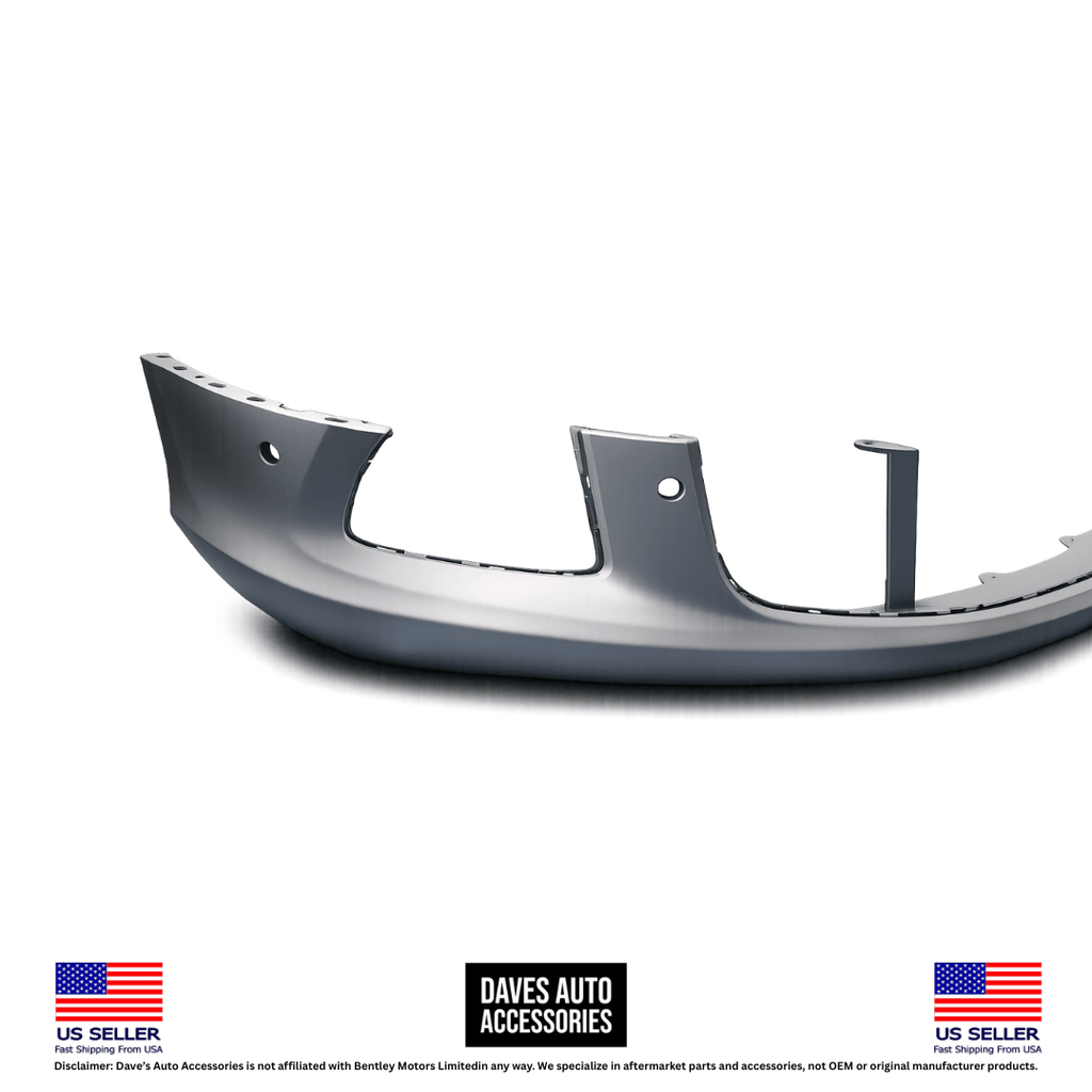 Daves Auto Accessories 2012-2015 Bentley Continental GT GTC Front Bumper Cover Grille Set Chrome W12
