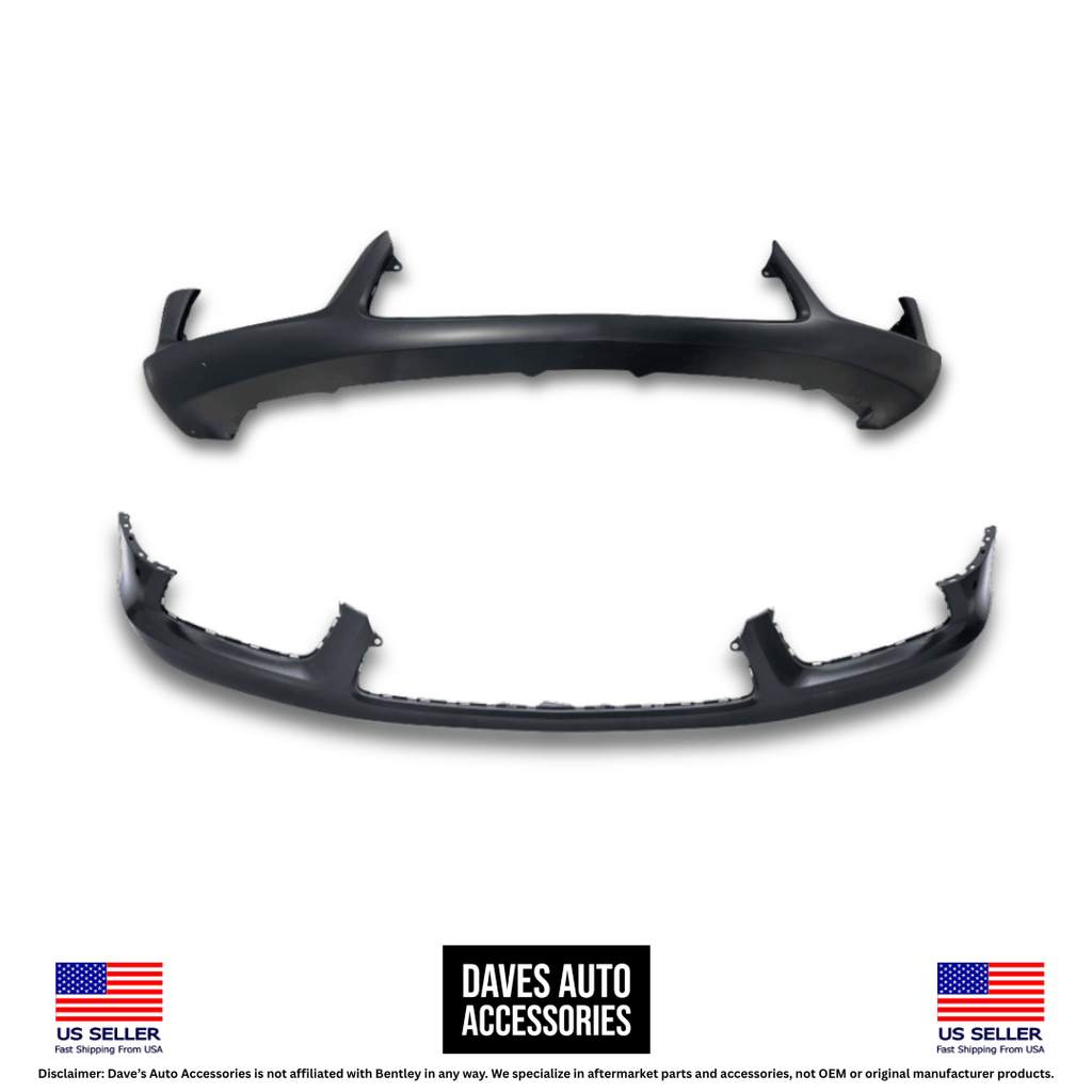 Daves Auto Accessories 2012-2015 Bentley Continental GT GTC Front Bumper Cover & Grille Set V8 4.0
