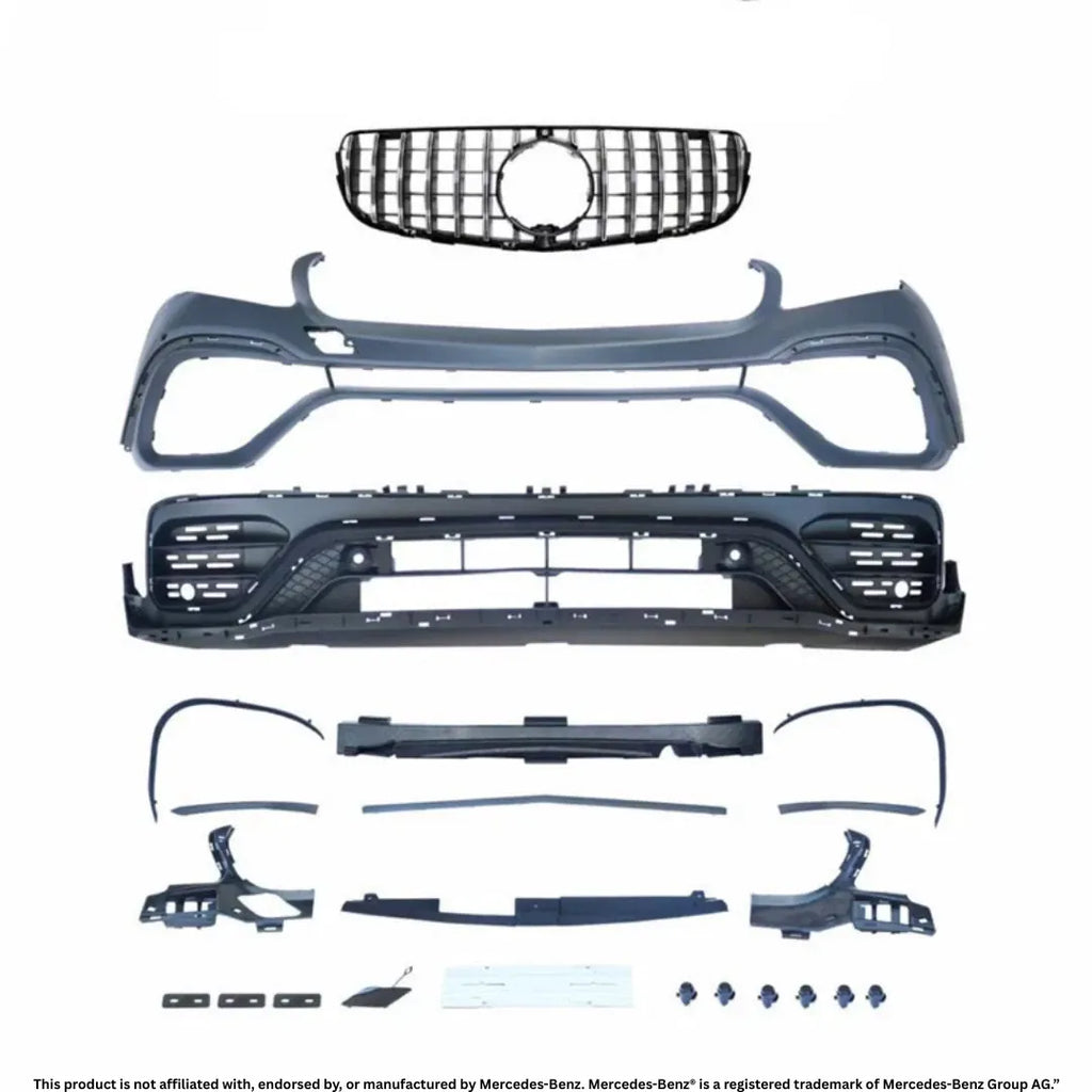 Daves Auto Accessories 2016-2019 Mercedes Benz GLC X253 & C253 Coupe To GLC63 AMG Front Bumper Kit