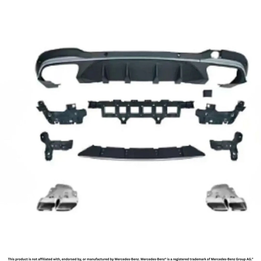 Daves Auto Accessories 2016-2019 Mercedes Benz GLC X253 To GLC63 AMG Diffuser Kit