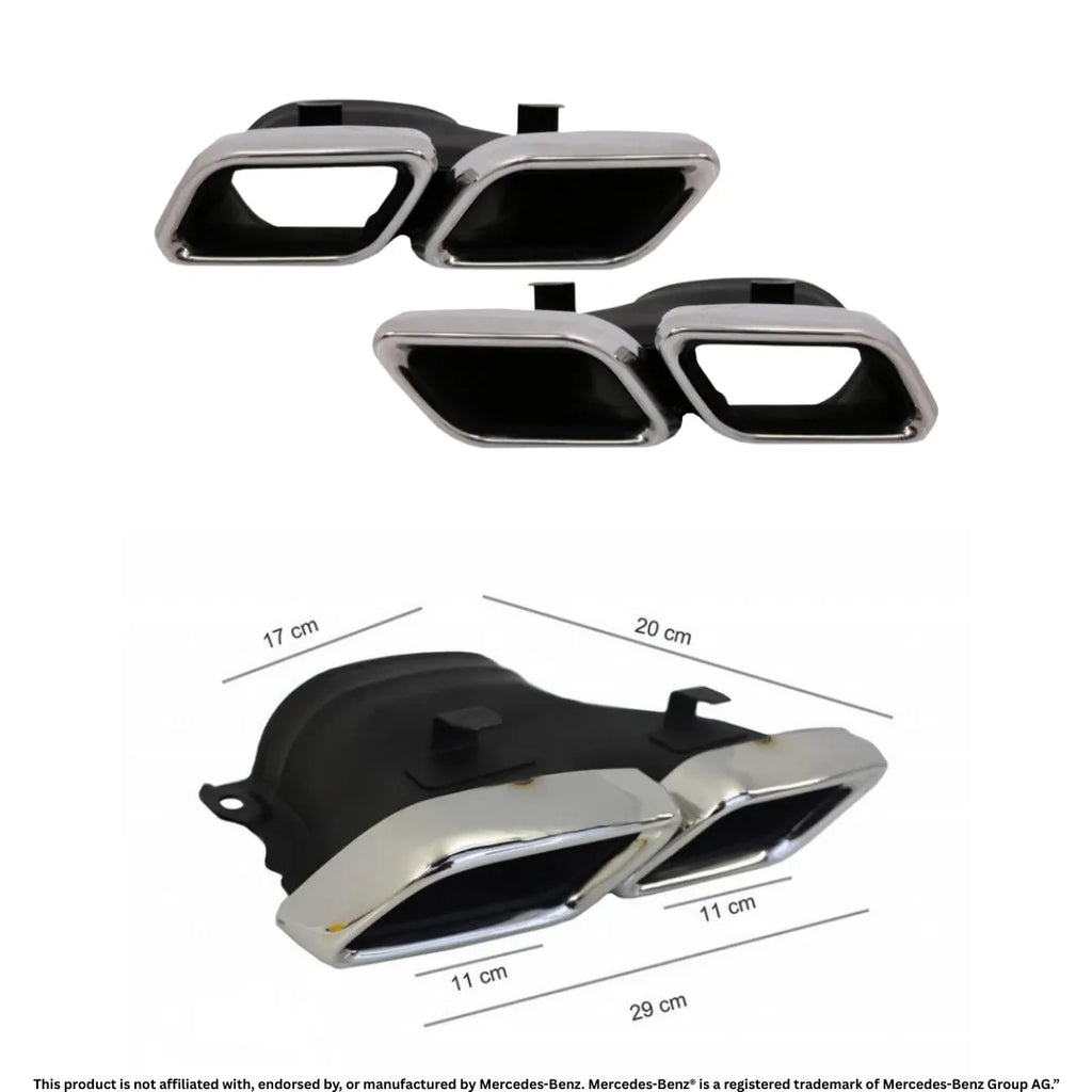 Daves Auto Accessories 2016-2019 Mercedes Benz GLC X253 To GLC63 AMG Diffuser Kit