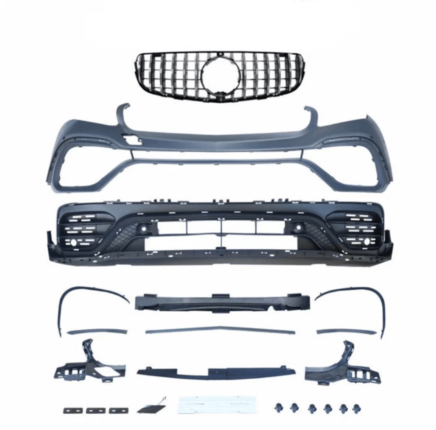 Daves Auto Accessories 2016-2019 Mercedes Benz GLC X253 To GLC63 AMG Front Bumper & Rear Diffuser Kit
