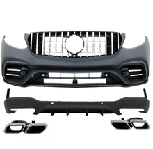 Load image into Gallery viewer, Daves Auto Accessories 2016-2019 Mercedes Benz GLC X253 To GLC63 AMG Front Bumper &amp; Rear Diffuser Kit