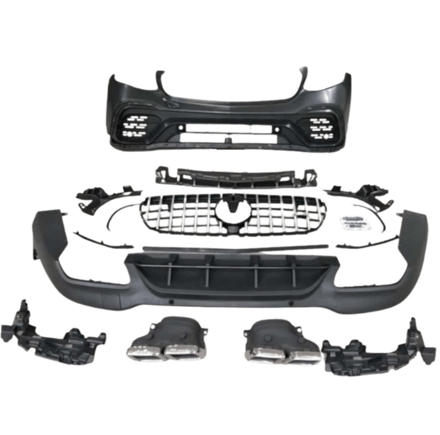 Daves Auto Accessories 2016-2019 Mercedes Benz GLC X253 To GLC63 AMG Front Bumper & Rear Diffuser Kit