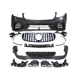 Daves Auto Accessories 2016-2019 Mercedes Benz GLC X253 To GLC63 AMG Front Bumper & Rear Diffuser Kit
