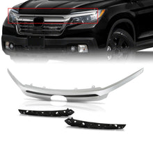 Load image into Gallery viewer, Forged LA 3PCS Front Bumper Grille Molding Trim Grill Chrome For 2017-2020 Honda Ridgeline