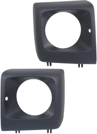 Replacemen Headlight Bezels Set of 2 Left-and-Right For Mercedes G Class G500 Pair