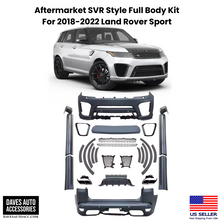 Load image into Gallery viewer, Aftermarket SVR Style Body Kit For 18-22 Land Rover Range Rover Sport L494 USA