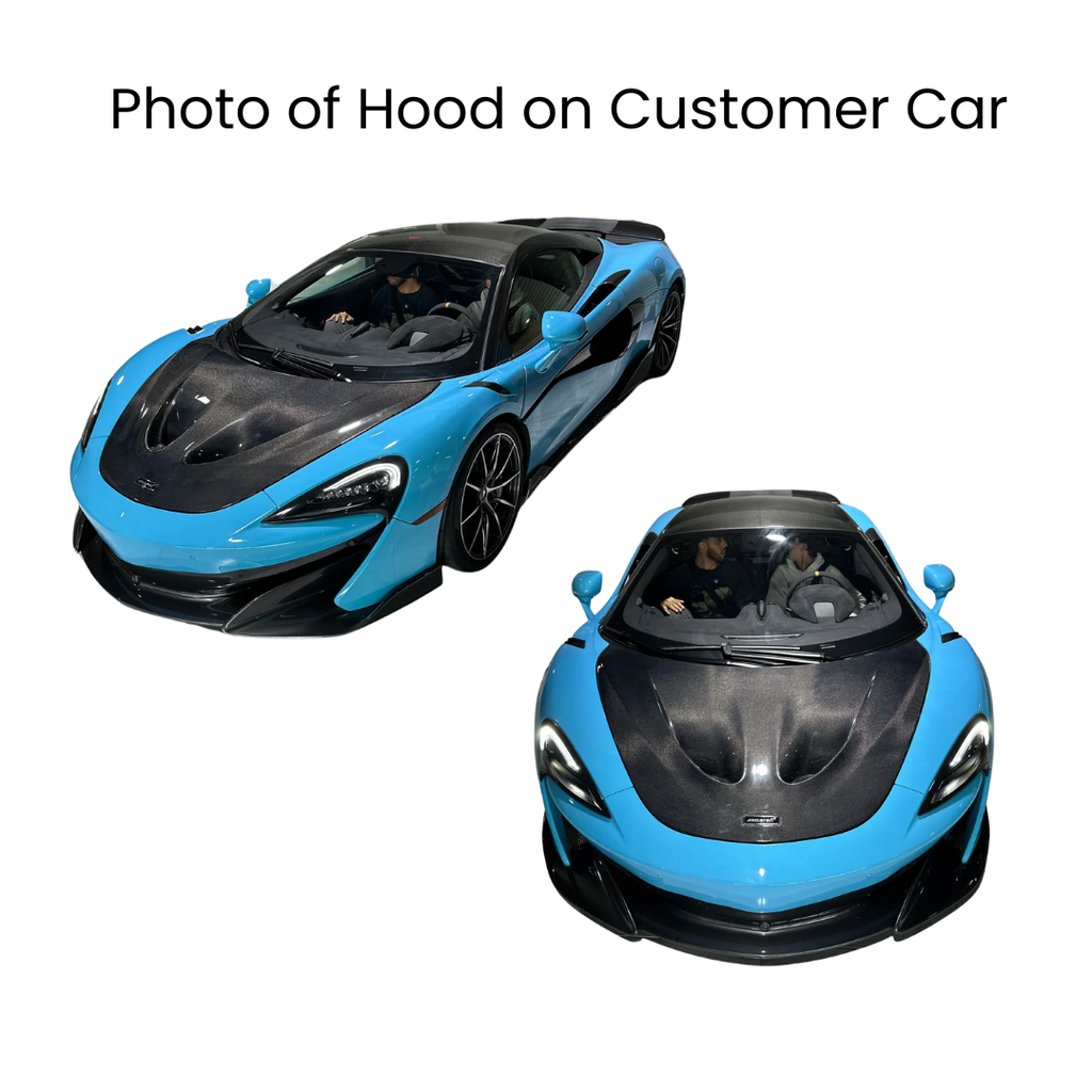 Full Dry Carbon Fiber Front Hood Bonnet P1 Style For Mclaren 540C 570S 570GT USA