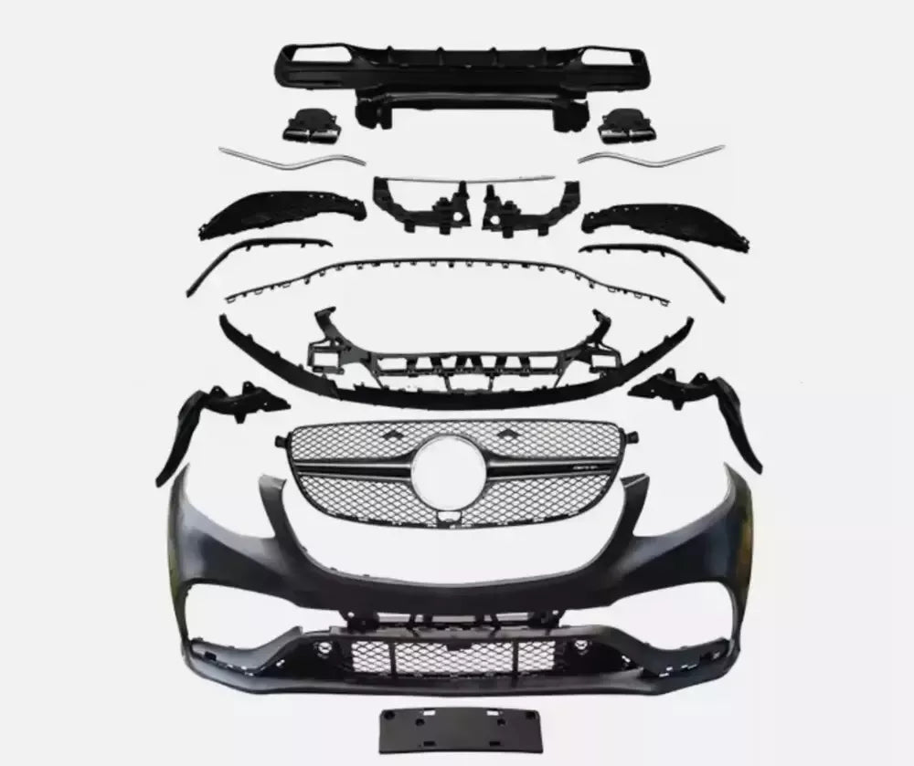 Aftermarket AMG Style Body Kit for 15-19 Mercedes Benz GLE W166 Facelift GLE63