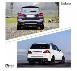 Aftermarket AMG Style Body Kit for 15-19 Mercedes Benz GLE W166 Facelift GLE63