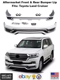 Aftermarket Front Bumper Lip & Rear Bumper Lip For Land Cruiser LC200