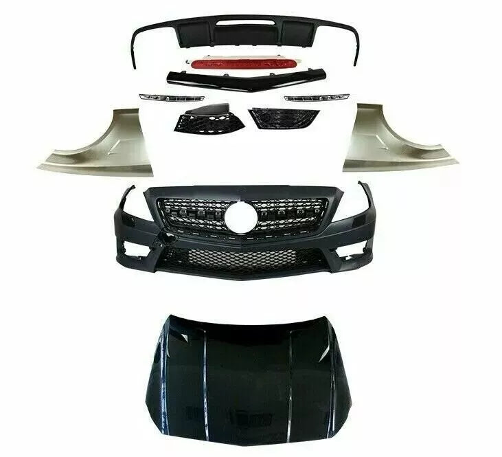 Aftermarket Full Body Kit Fits Benz 12-14 CLS63 CLS550 "AMG STYLE"