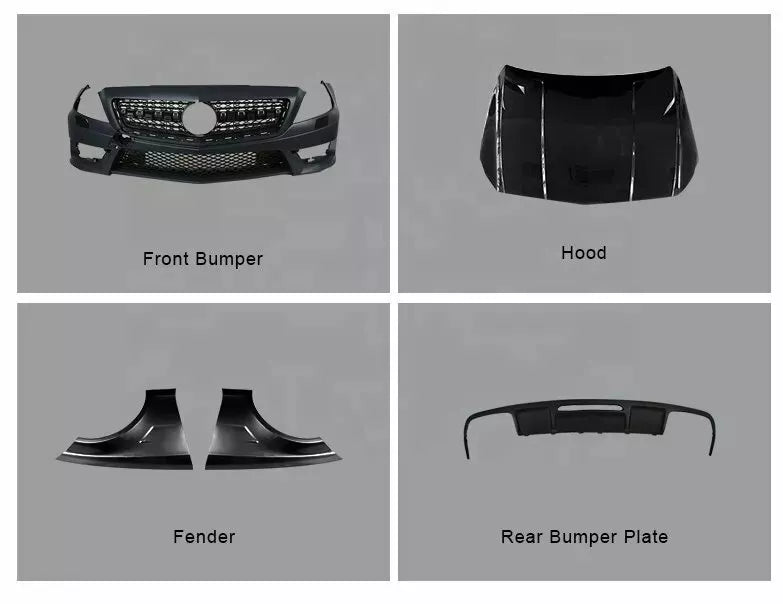 Aftermarket Full Body Kit Fits Benz 12-14 CLS63 CLS550 "AMG STYLE"