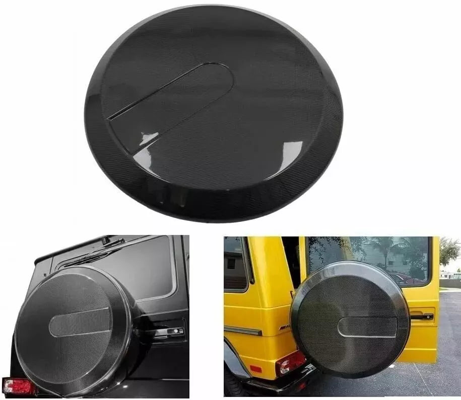 Aftermarket Real Carbon Fiber Spare Wheel Cover For W463 Mercedes G-Wagon 90-18