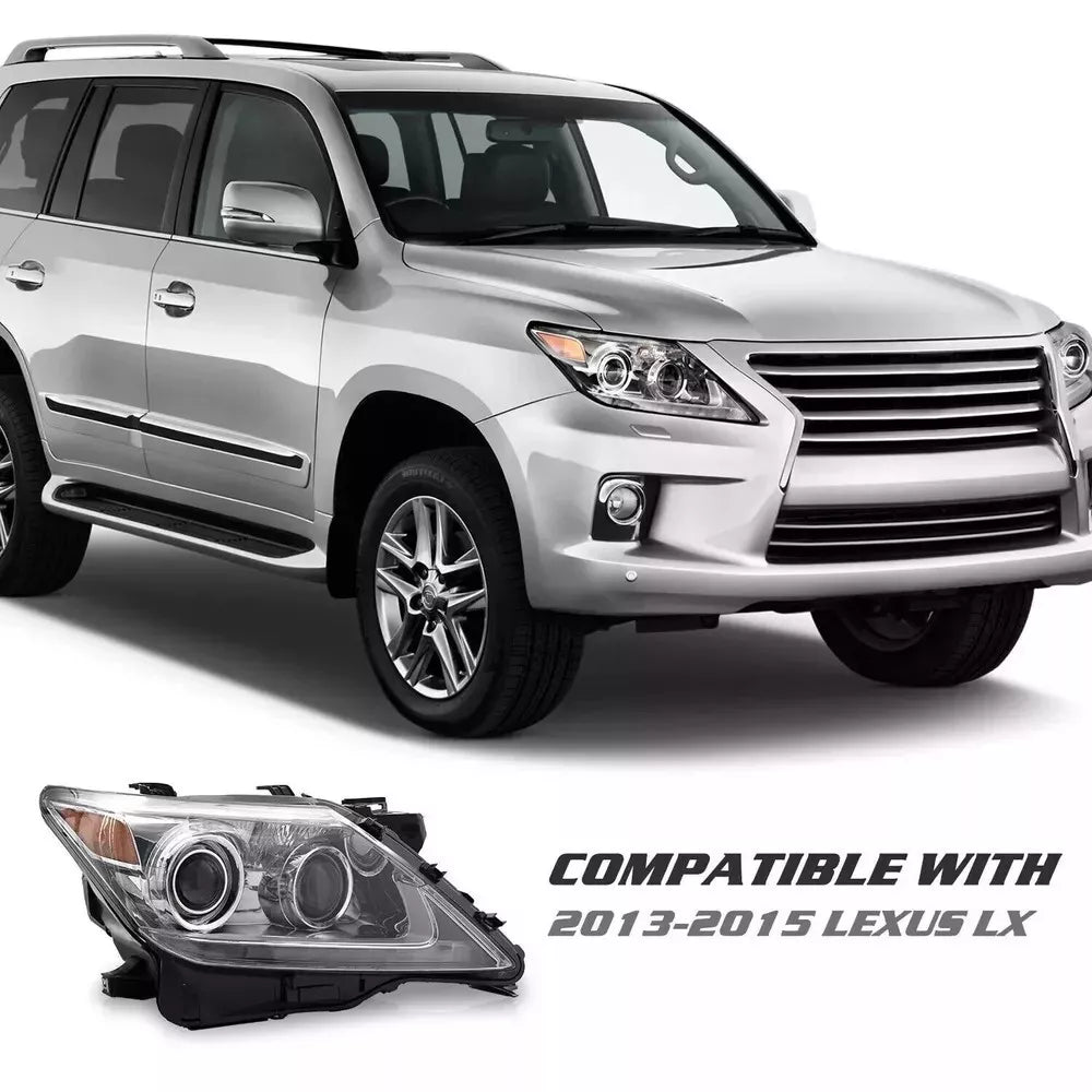 Aftermarket Xenon OE Style Headlights Pair Fit's 2010-2016 LEXUS LX570, 570