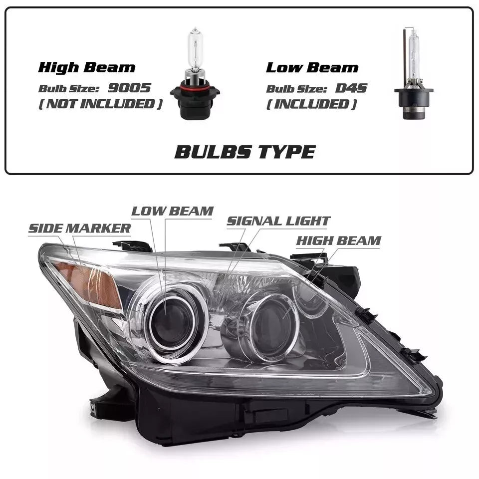 Aftermarket Xenon OE Style Headlights Pair Fit's 2010-2016 LEXUS LX570, 570