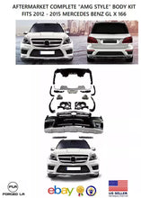 Load image into Gallery viewer, Aftermarket &quot;AMG Style&quot; Full Body Kit Fits 12-15 Benz GL X166