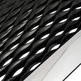 Bumper Upper Grille Grill W/ Camera Option For 2016-2020 Infiniti QX60 Chrome