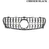 Chrome Black GT R Grille for Mercedes X156 GLA-CLASS 2018-2020 GLA200 250 45 AMG