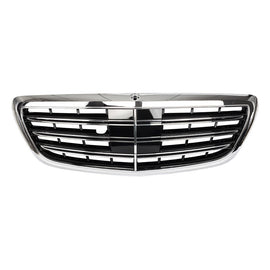 Chrome Front Bumper Grill MayBach Style For Mercedes Benz S-Class W222 2014-2020