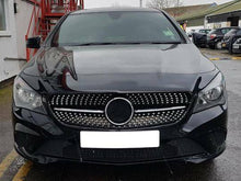 Load image into Gallery viewer, DIAMOND Grille Black For 13-16 Benz C117 W117 CLA-CLASS CLA180 200 250 45 AMG