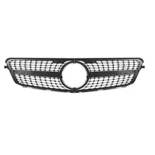 Load image into Gallery viewer, Diamond Front Grille For Mercedes Benz W204 C180 C200 C350 C-CLASS 2008-2014