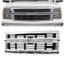 Load image into Gallery viewer, Fit 2014-2015 Chevrolet Silverado 1500 Front Grille Chrome Surround 23259621