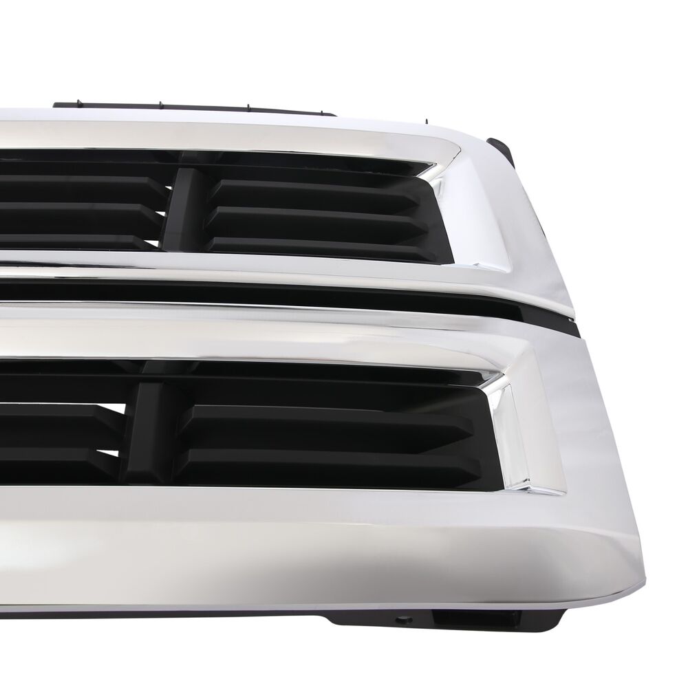 Fit 2014-2015 Chevrolet Silverado 1500 Front Grille Chrome Surround 23259621