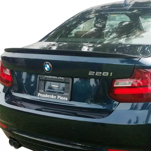 Flush Mount Rear Lip Spoiler Euro Style For BMW 2 Series (F22) 2014-2021