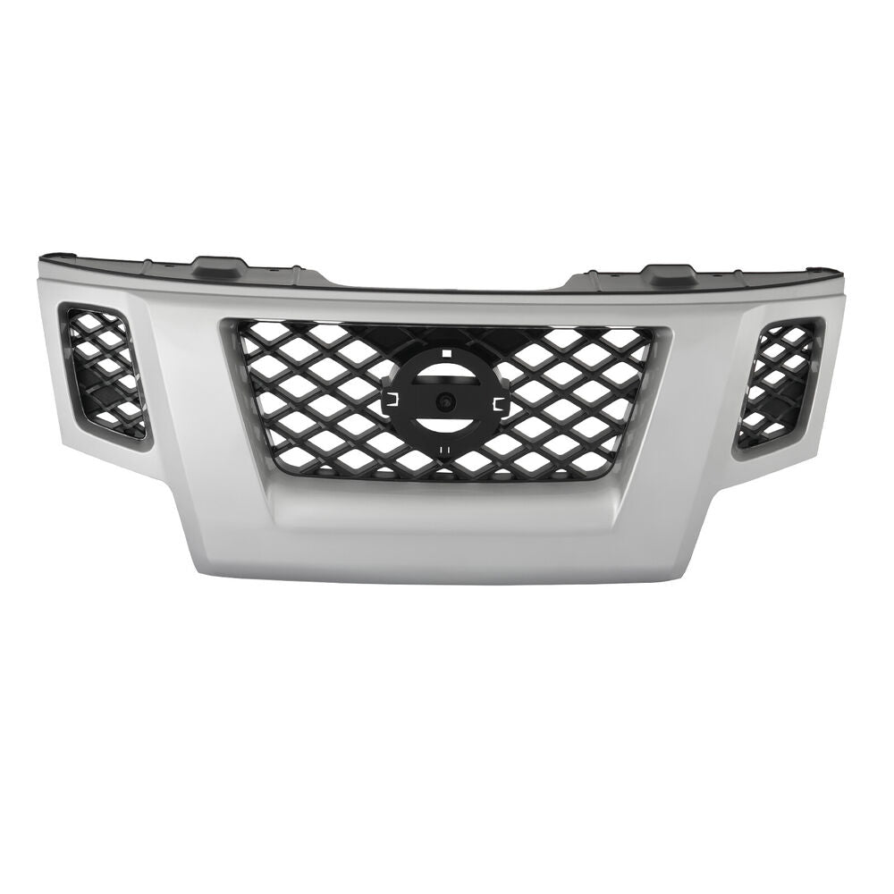 For 2009 2010 2012 2013 Nissan Xterra Silver Shell Grille Assembly