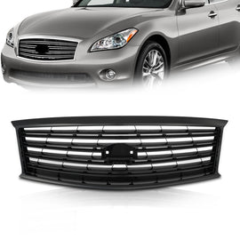 For 2011-2013 Infiniti M37 M56 Front Bumper Grille Black F2310-1MA00