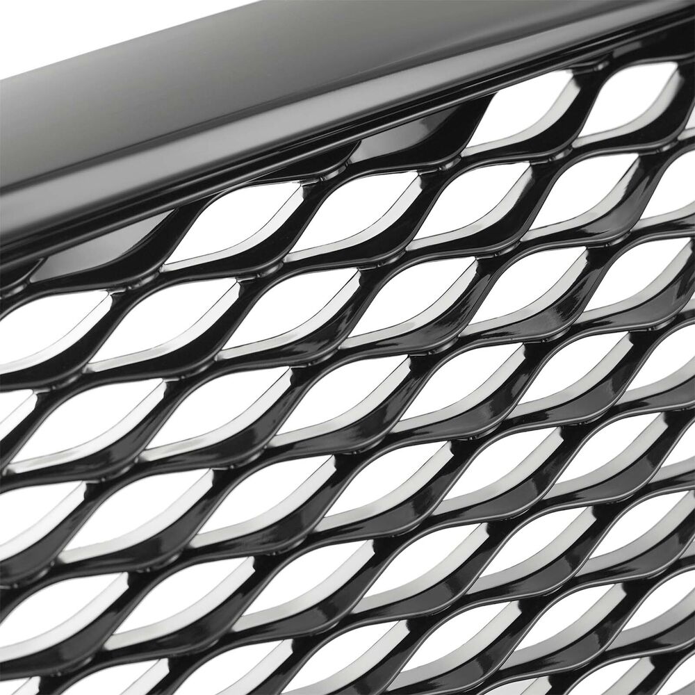 For 2015-2019 Infiniti Q70 Q70L Front Bumper Grille Glossy Black W/Camera Option