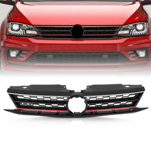 Load image into Gallery viewer, For 2015 2016 2017 VW Volkswagen Jetta GLI Front Bumper Grille Grill Red Trim