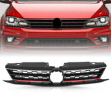 For 2015 2016 2017 VW Volkswagen Jetta GLI Front Bumper Grille Grill Red Trim