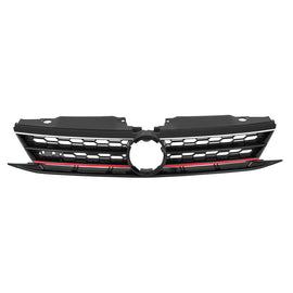 For 2015 2016 2017 VW Volkswagen Jetta GLI Front Bumper Grille Grill Red Trim