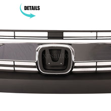 Load image into Gallery viewer, For 2016 2017 2018 Honda Civic Front Bumper Grille Grill Kit W/Chrome Eyelid