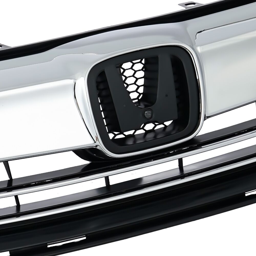 For 2016 2017 Honda cSedan 4D Front Bumper Grille Grill Upper Lower Kit