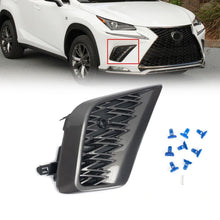 Load image into Gallery viewer, For 2018-2021 Lexus NX300 Bumper Face Trim Cover Grille Right Side Black LX10391