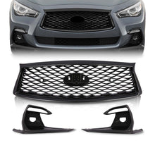 Load image into Gallery viewer, For 2018-2022 Infiniti Q50 Sport Front Grille &amp; Fog Light Lamp Grill Bezel Cover